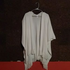 White evening shawl